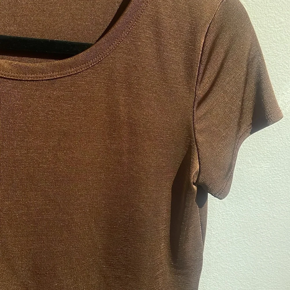 Metallic Crop Top Size L